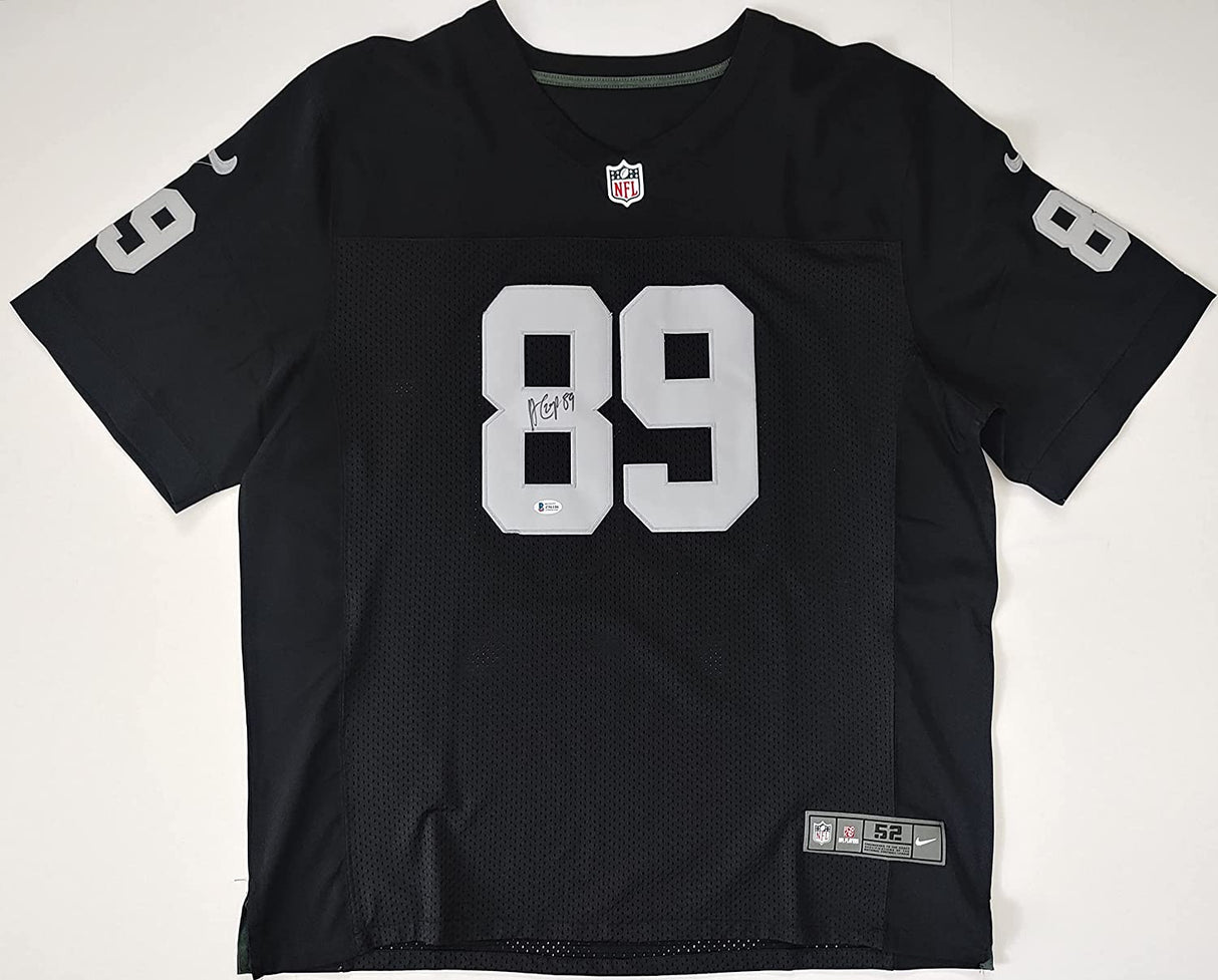 Amari Cooper signed Oakland Raiders football jersey proof Beckett COA autograph