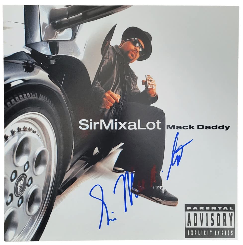 Sir Mix A Lot signed Mack Daddy 12x12 album photo COA proof autographed STAR
