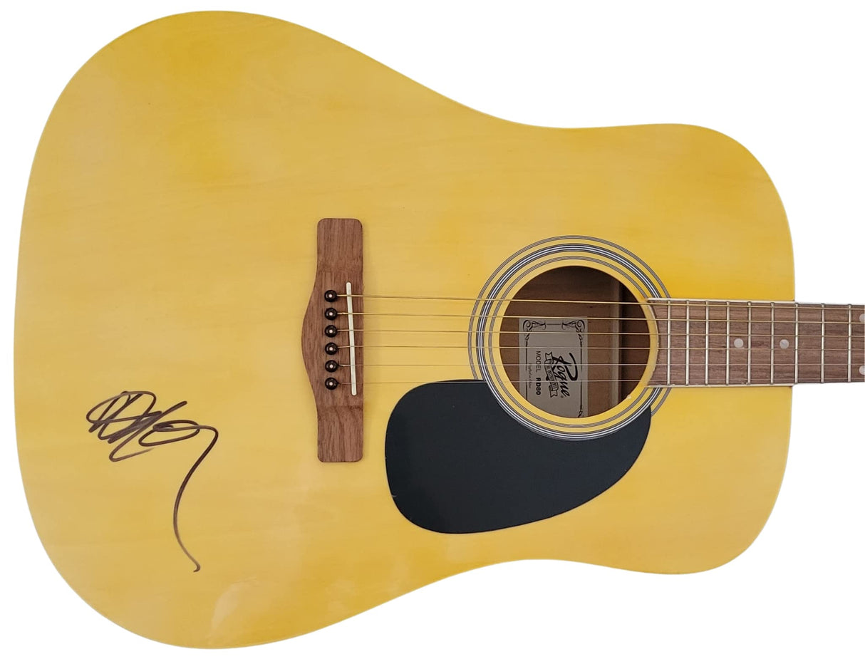 Willie Nelson Country music legend signed acoustic guitar Proof Beckett COA STAR autograph