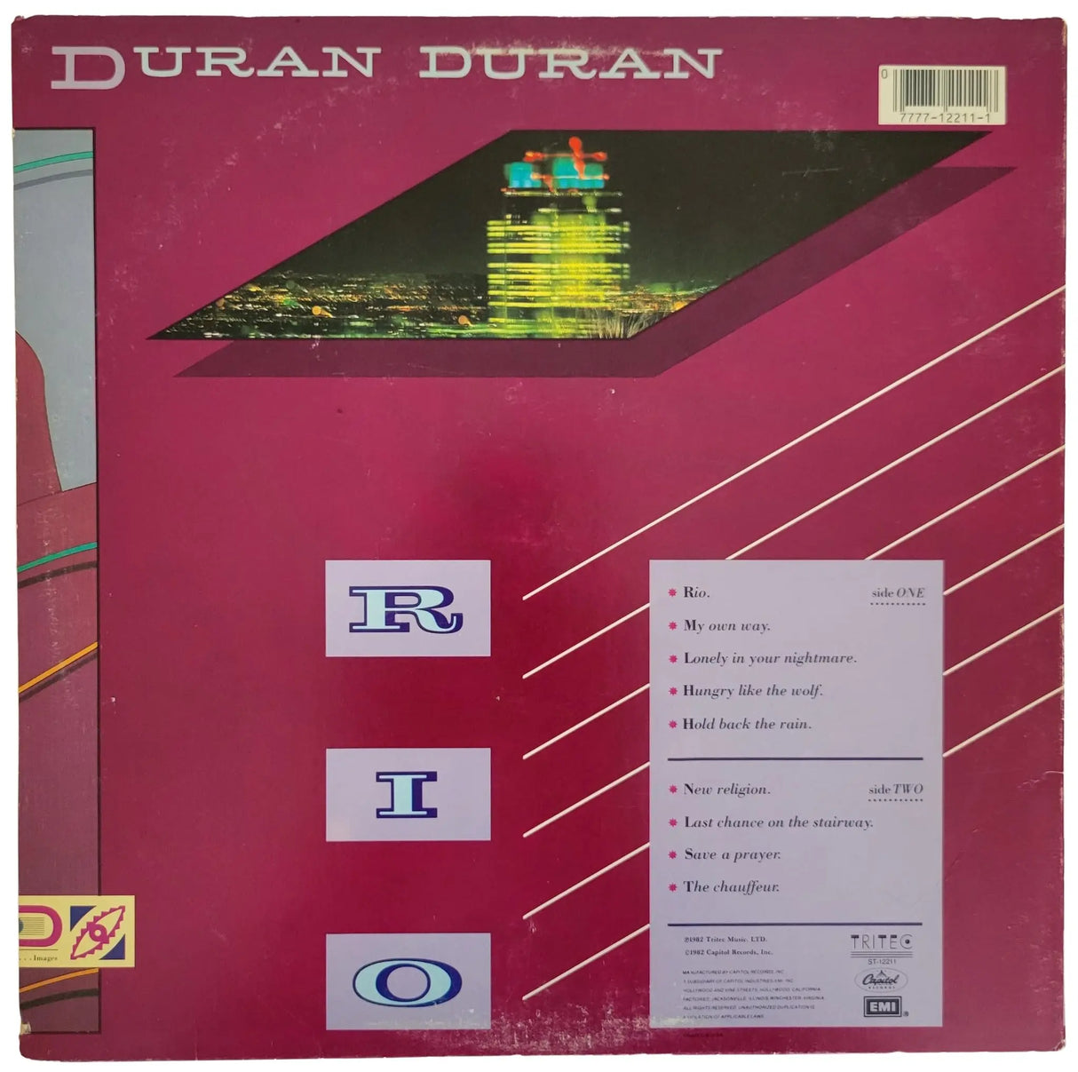 Duran Duran signed Rio album vinyl record COA exact proof Nick, John, Roger STAR