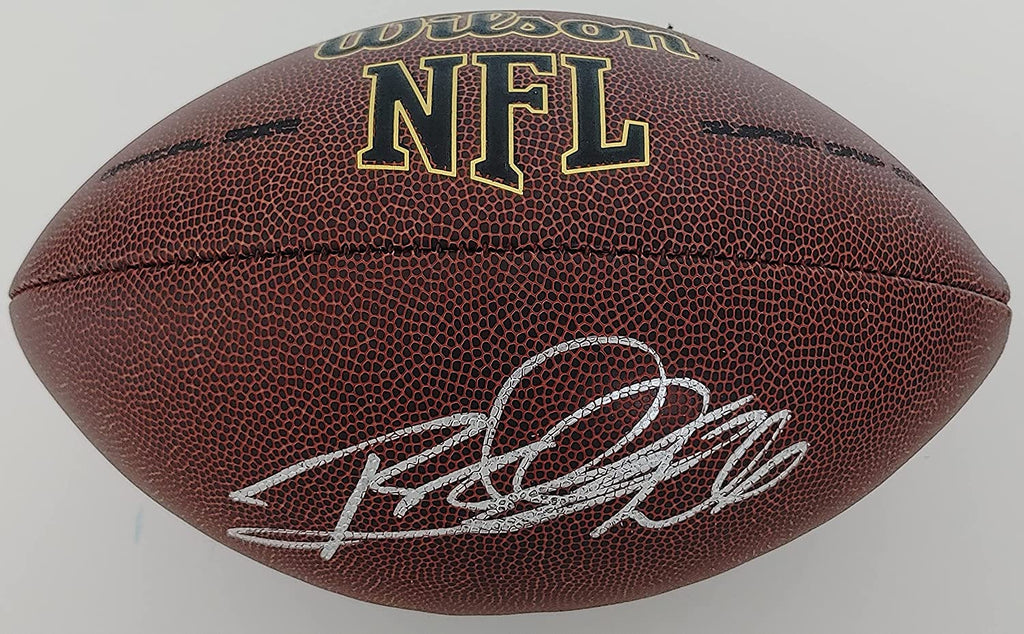 Rod Woodson Pittsburgh Steelers Raiders 49ers signed NFL football proof Beckett COA
