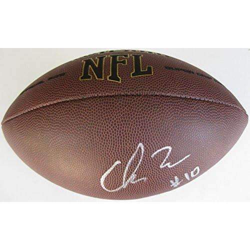 Chris Moore Baltimore Ravens, Cincinnati, Signed, Autographed, NFL Football, a COA with the Proof Photo of Chris Signing Will Be Included