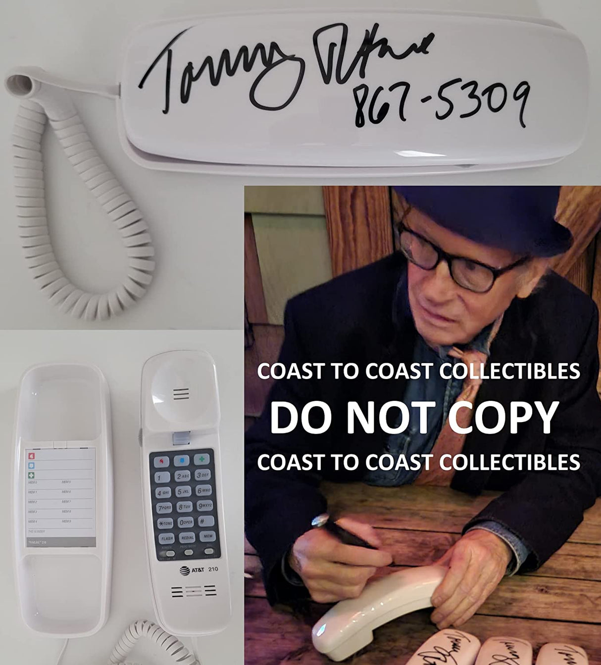 Tommy Heath signed autographed Telephone Tommy Tutone 867-5309 Jenny COA proof. Star