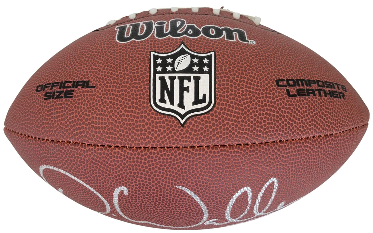 Darren Waller New York Giants Raiders signed NFL football proof COA autographed