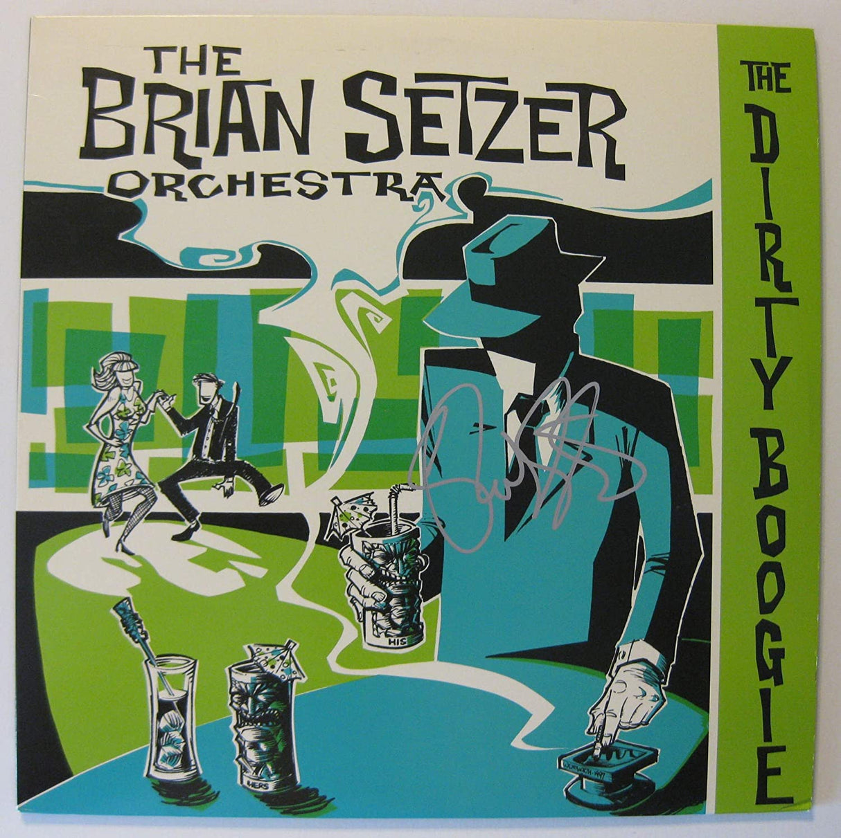 Brian Setzer signed autographed Dirty Boogie album vinyl exact proof Beckett COA STAR