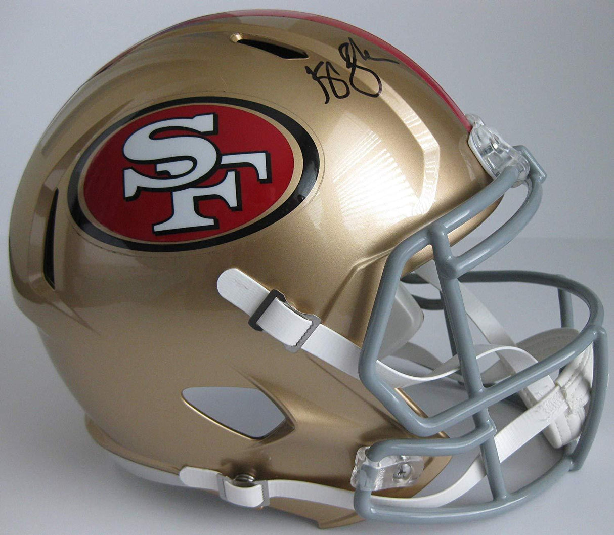 Kyle Shanahan San Francisco 49ers signed, autographed full size helmet,exact proof COA