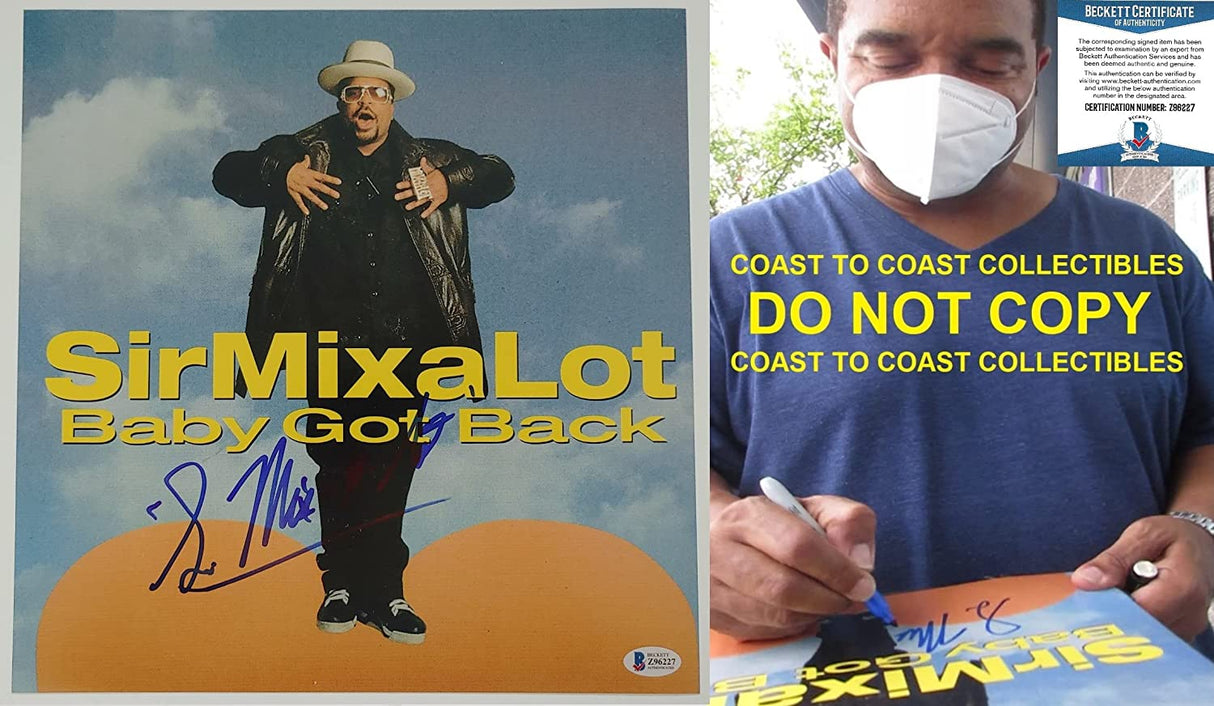 Sir Mix A Lot signed Baby Got Back 12x12 album photo proof Beckett COA STAR autographed