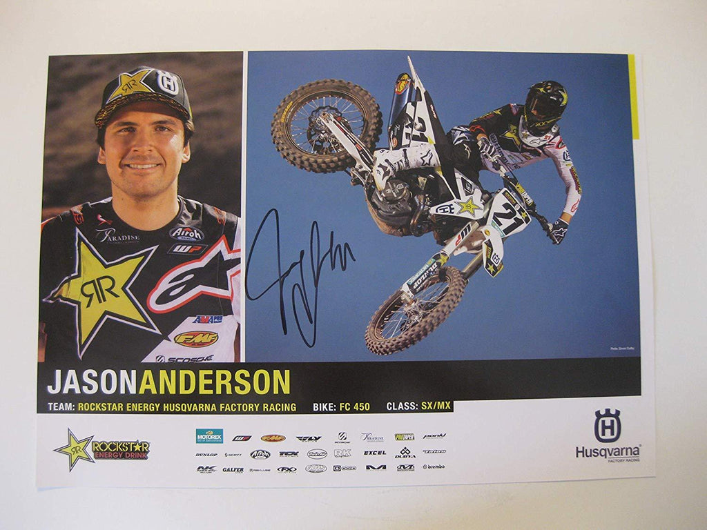 Jason Anderson, supercross, motocross, signed, autographed, 11x17 Poster, COA will be included,