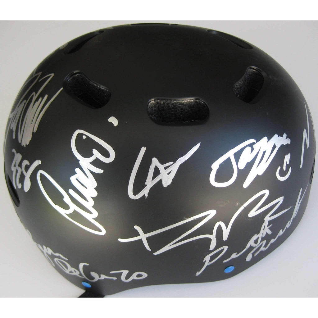 X Games athletes signed autographed helmet - Paul Rodriguez, Nyjah Huston, Rob Dyrdek and more