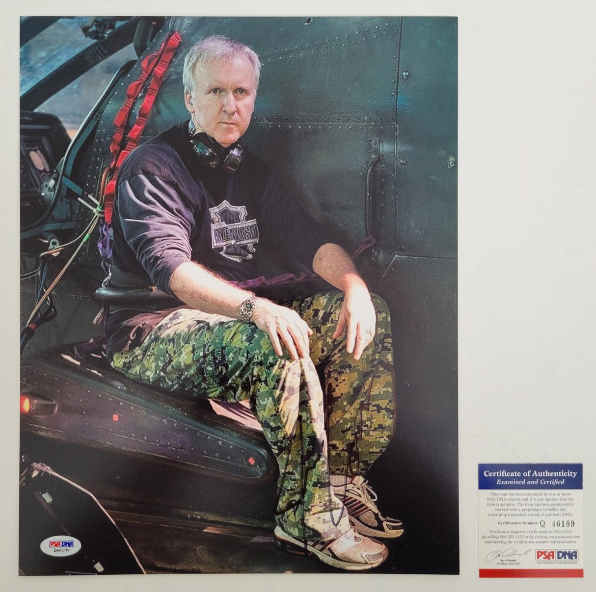 James Cameron Signed 11x14 Photo COA Proof Autographed Terminator Titanic Avatar..STAR