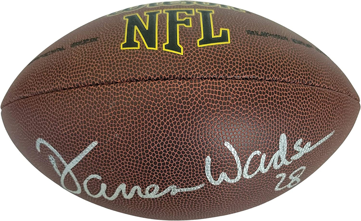 Darren Woodson Cowboys ASU signed NFL football proof Beckett COA autographed