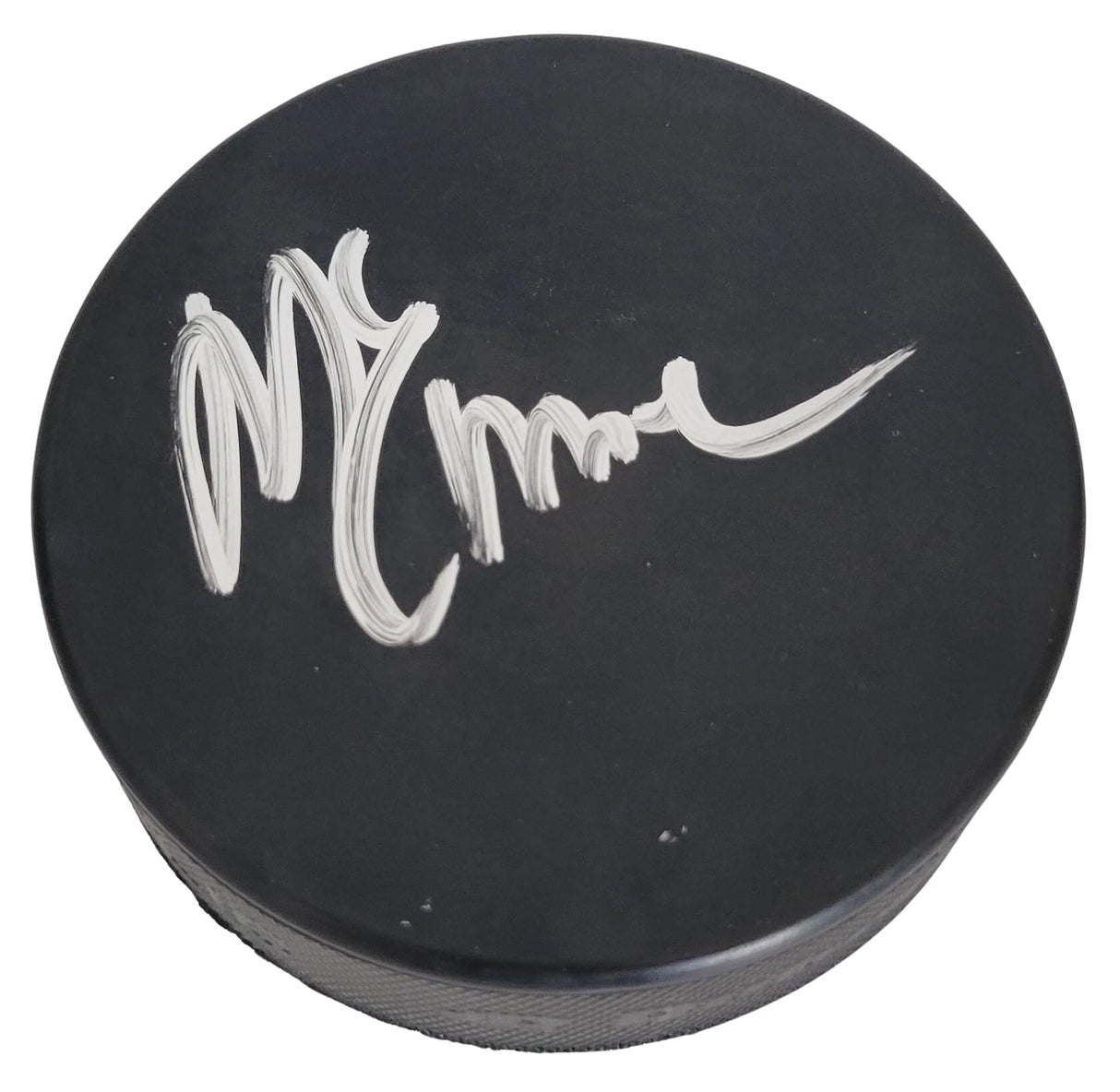 Mike Eruzione USA gold 1980 winter Olympics signed Hockey Puck proof COA