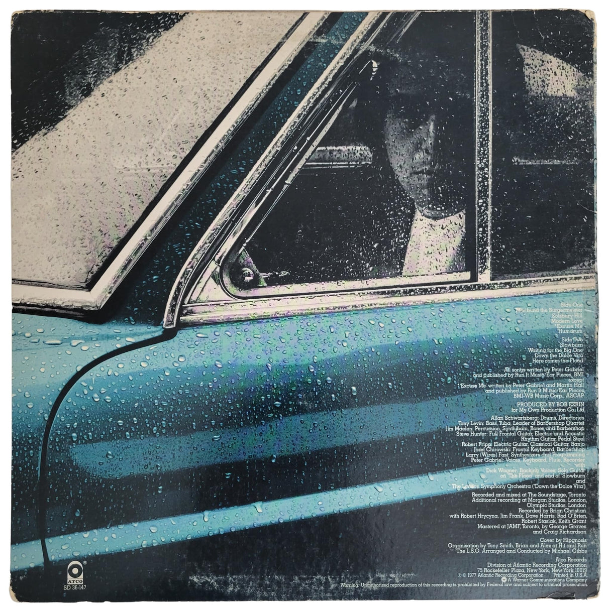 Peter Gabriel Signed Album exact Proof COA Autographed Vinyl Record