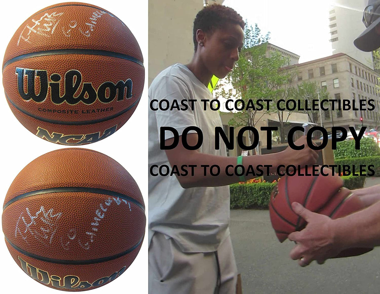 Tiffany Mitchell South Carolina Gamecocks signed autographed basketball proof