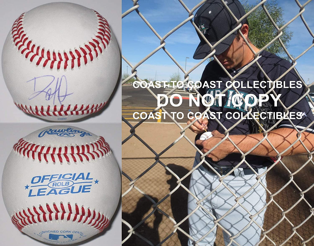 Danny Hultzen Chicago Cubs Seattle Mariners signed autographed baseball proof