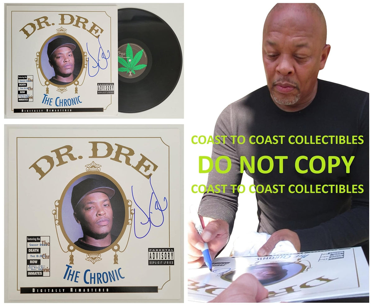 Dr Dre signed The Chronic album COA autographed vinyl exact proof Rare STAR  - Coast to Coast Collectibles Memorabilia - #sports_memorabilia# - 