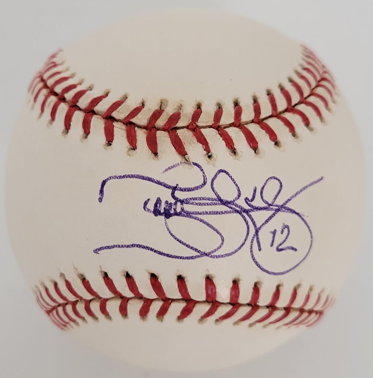 Terrence Long Oakland A's signed baseball COA proof autographed Mets Yankees