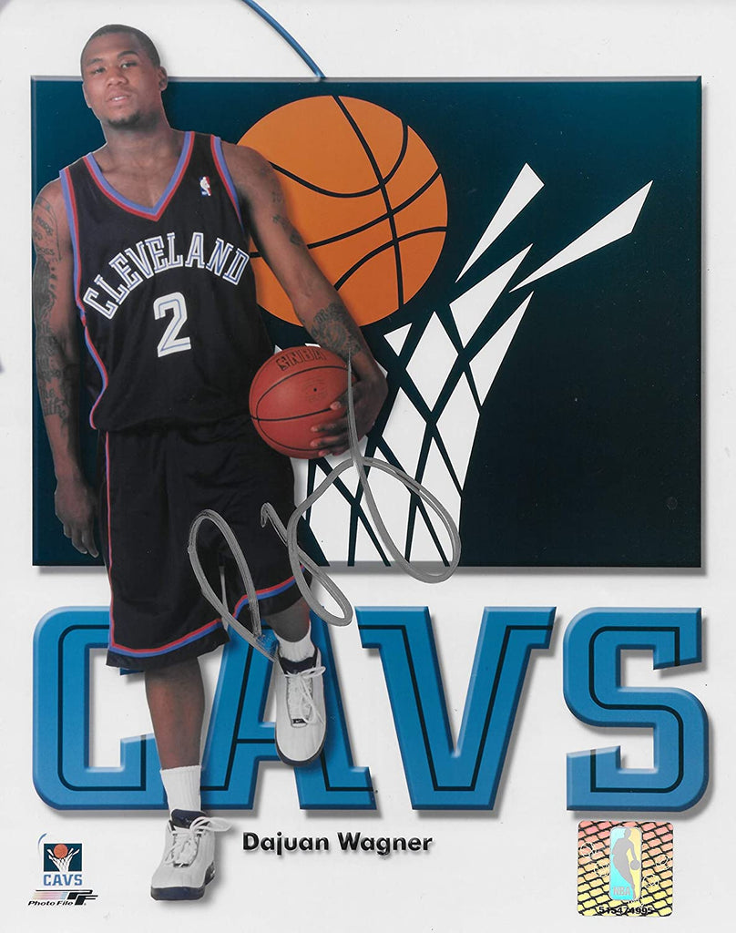 Dajuan Wagner signed Cleveland Cavaliers basketball 8x10 photo COA