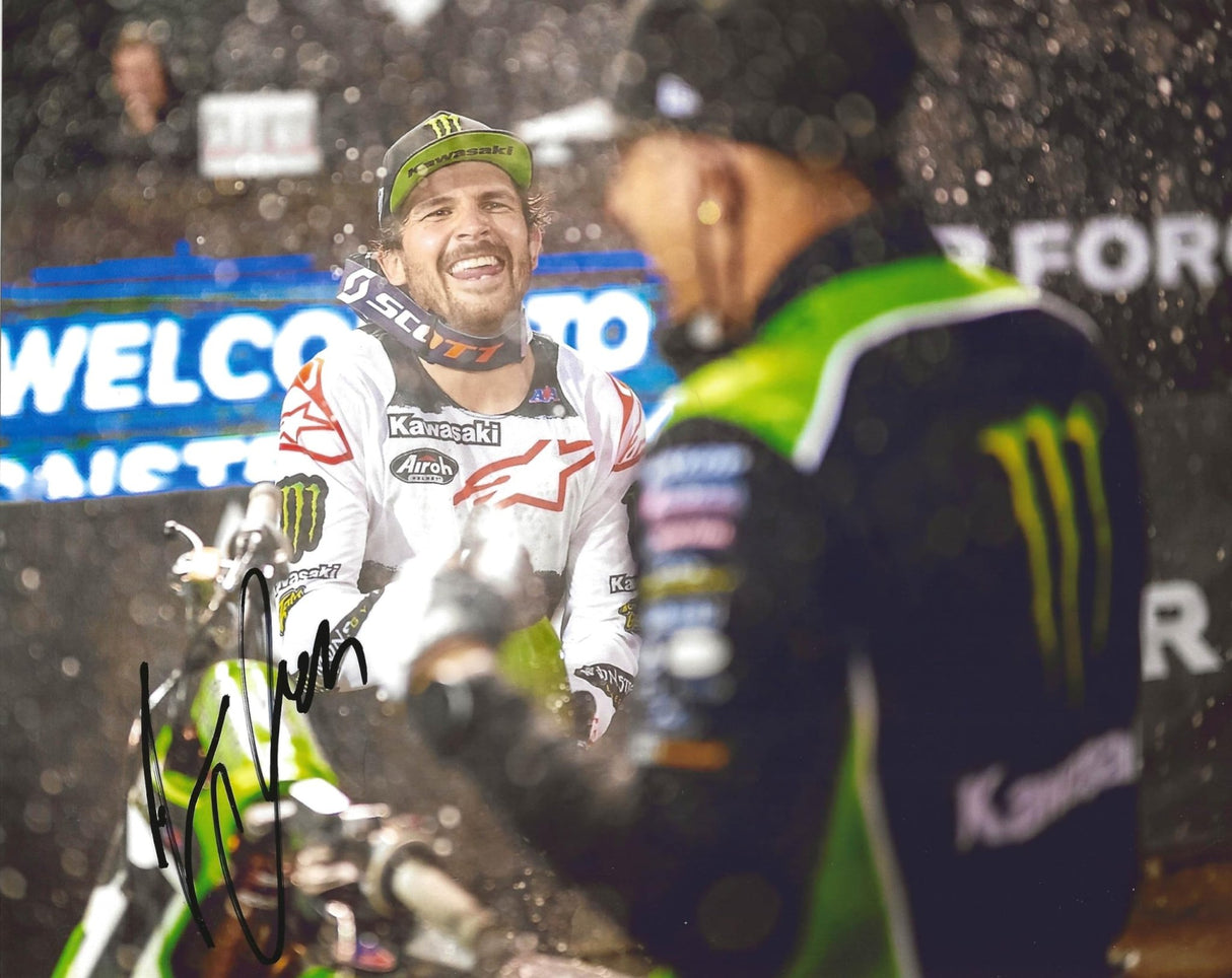 Jason Anderson motocross supercross signed 8x10 photo COA proof autographed