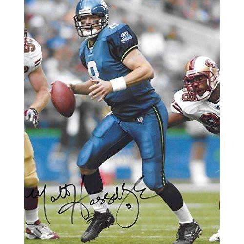 Matt Hasselbeck Seattle Seahawks, Signed, Autographed, 8X10 Photo, a COA with the Proof Photo of Matt Signing Will Be Included.