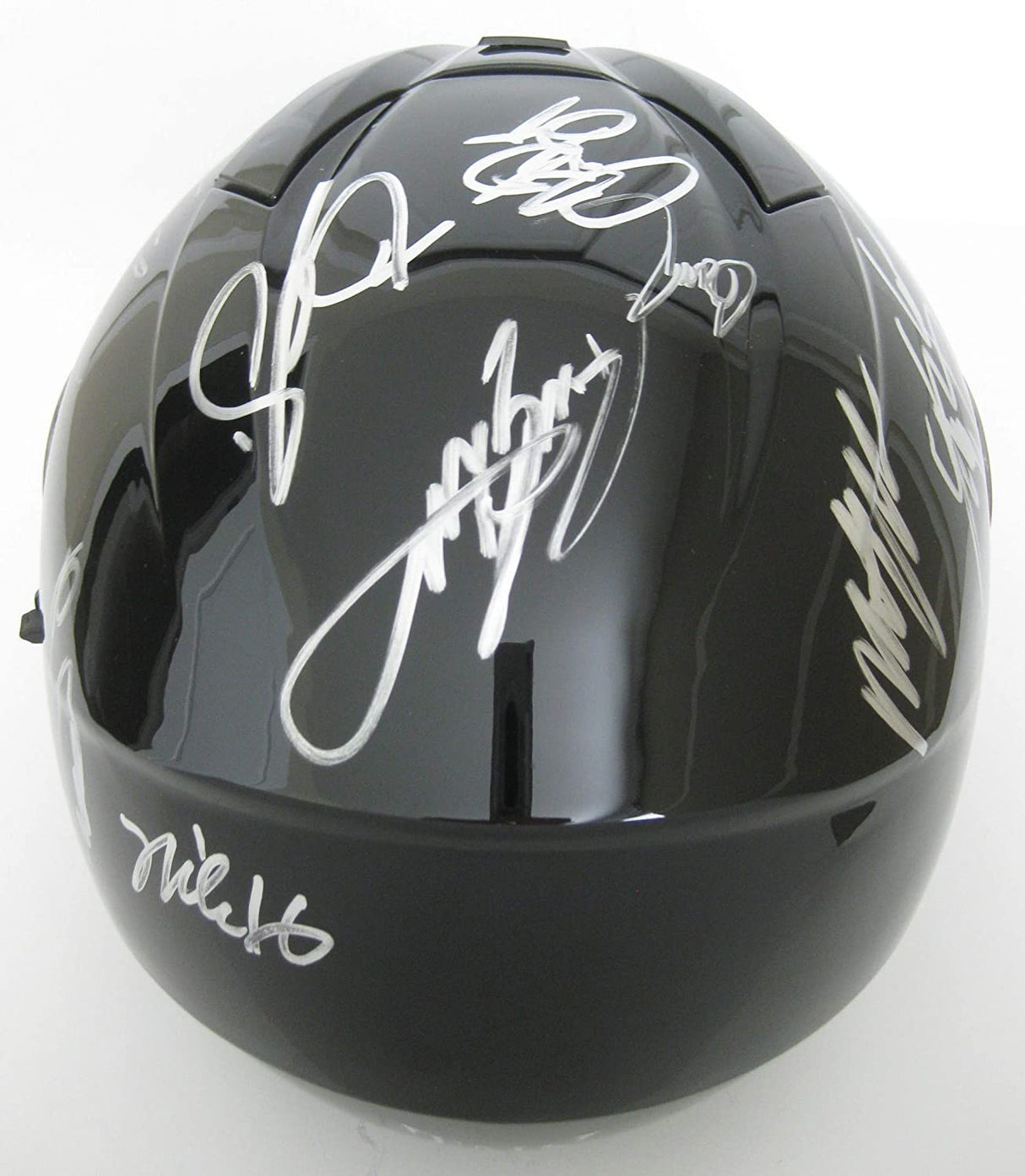 Nascar Drivers signed full size helmet Johnson,Keselowski,Logano + more proof