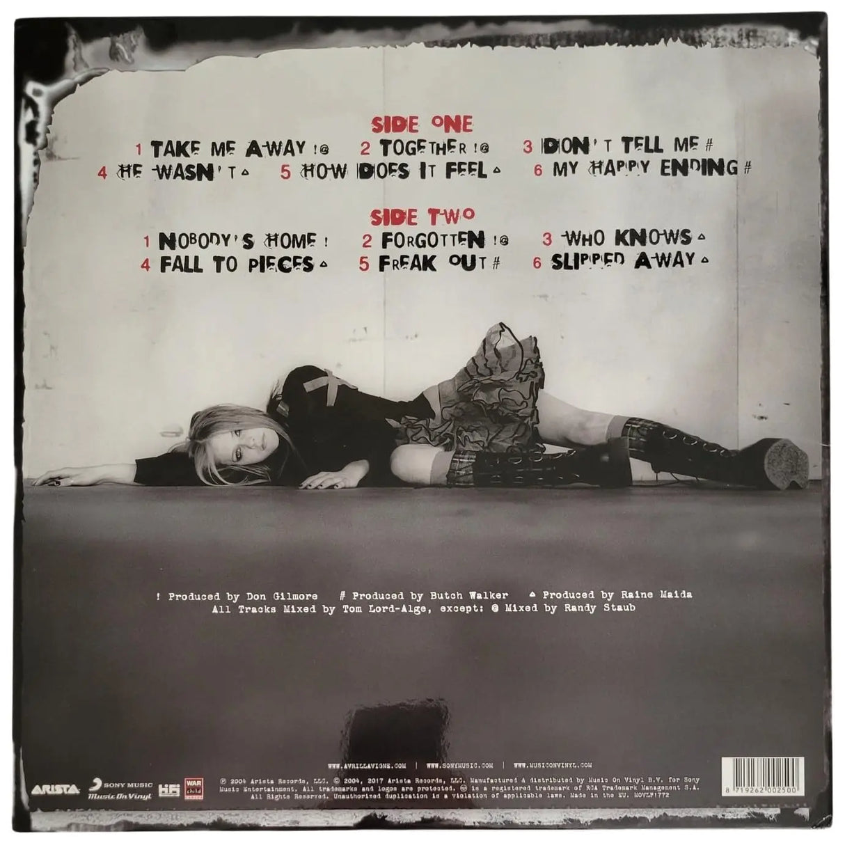 Avril Lavigne Signed Under My Skin Album Vinyl Record COA Proof Autographed Star