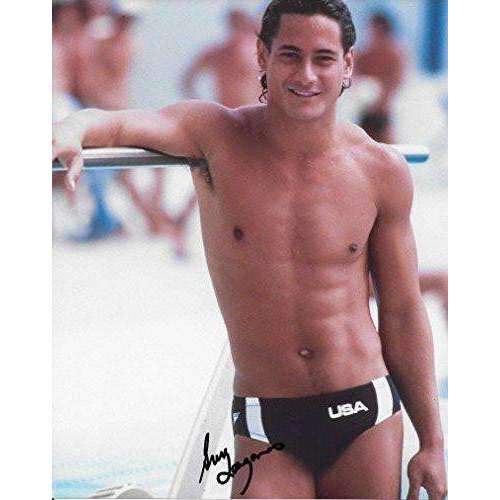 Greg Louganis, USA Olympic Diver, Signed, Autographed, 8X10 Photo, a Coa with the Proof Photo of Greg Signing Will Be Included--