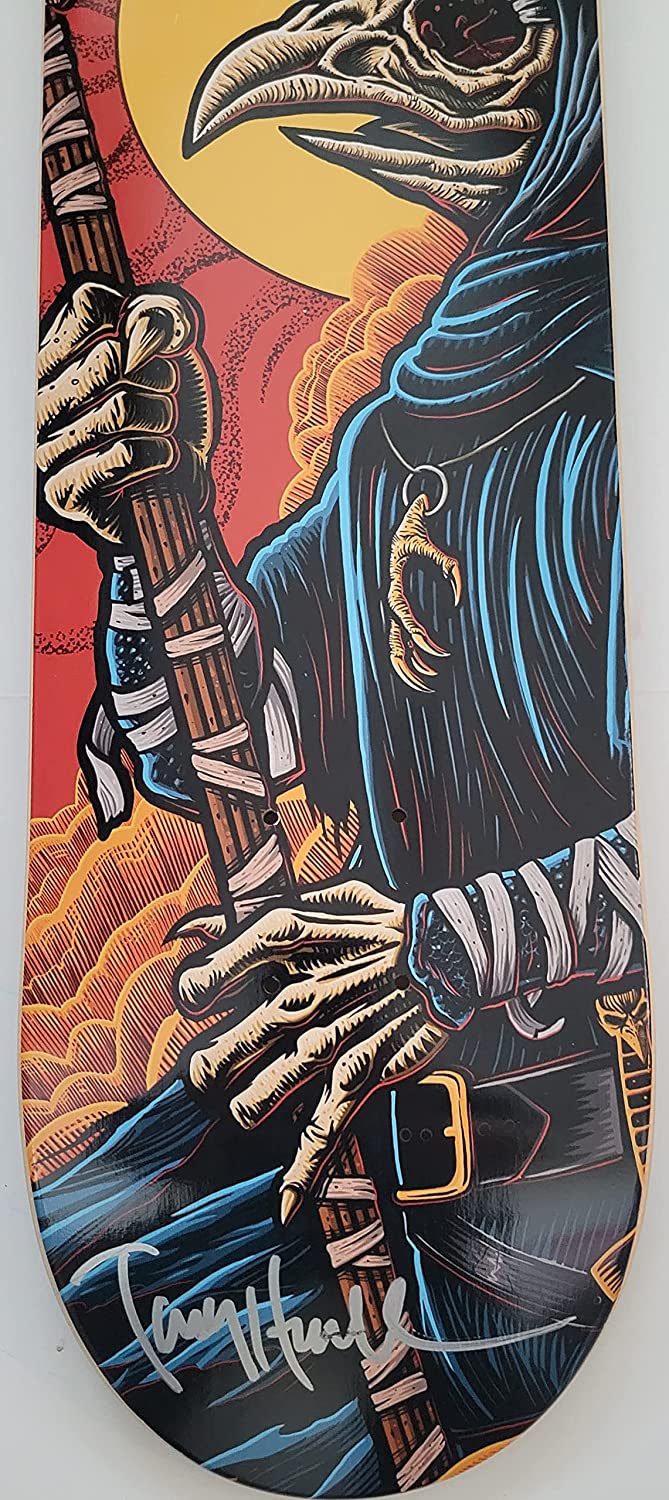 Tony Hawk signed Birdhouse skateboard Deck exact proof COA autographed.