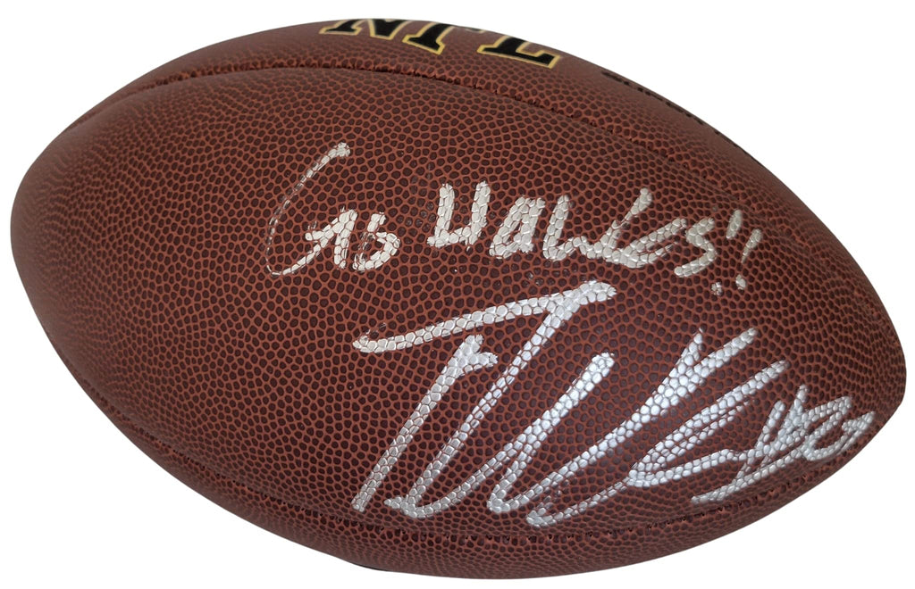 Tariq Woolen Seattle Seahawks signed NFL football COA exact proof autographed