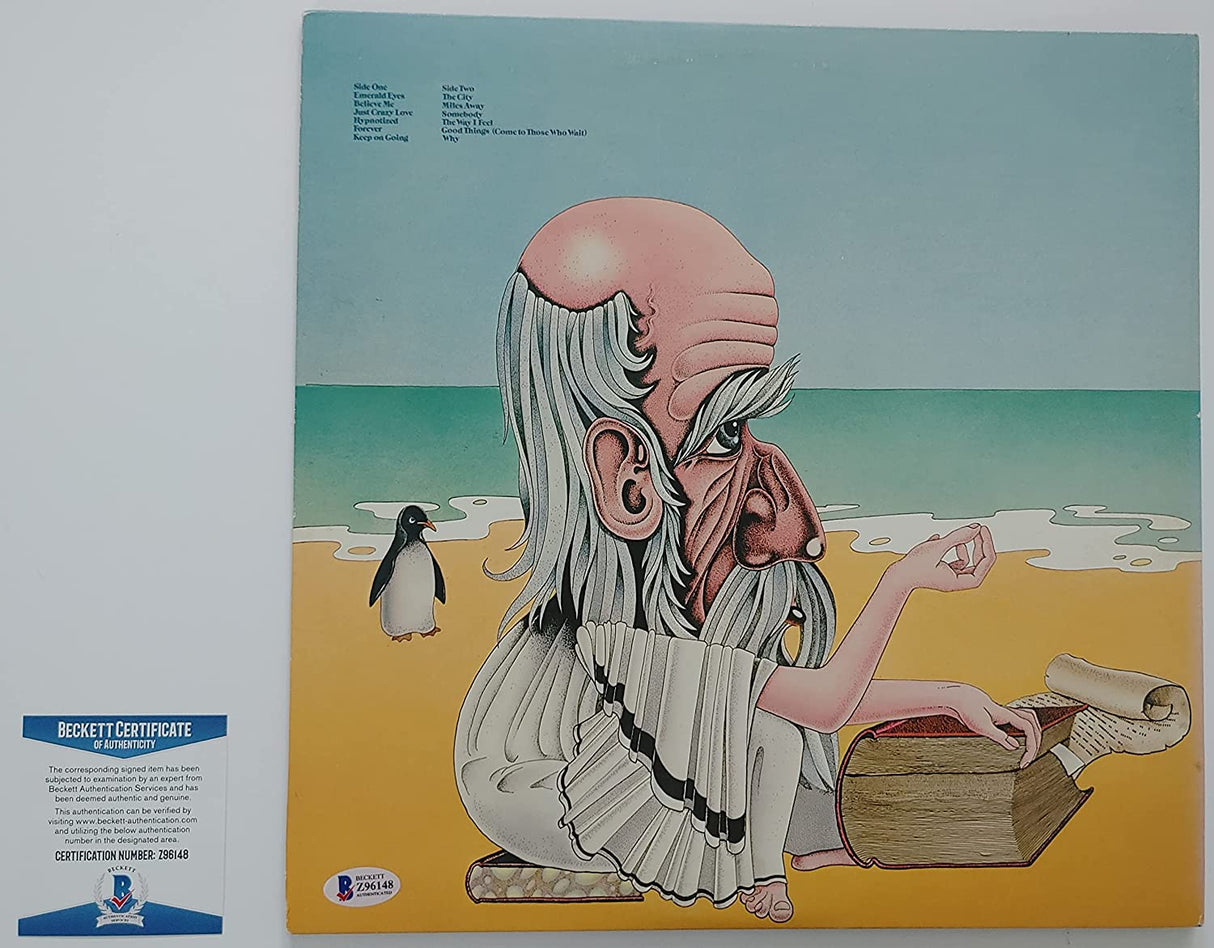 Mick Fleetwood John McVie signed Fleetwood Mac album vinyl proof Beckett COA autograph STAR