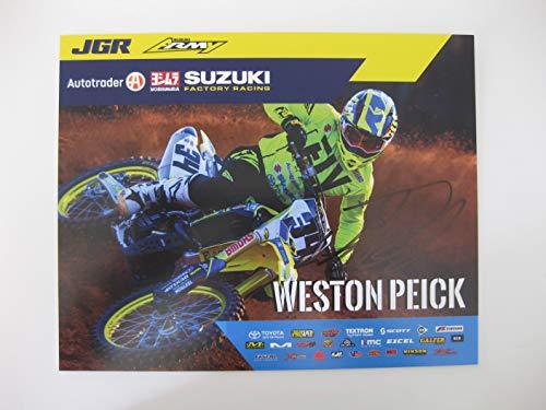 Weston Peick, Supercross, Motocross, Signed, Autographed, 8x10 Photo card, COA Will Be Included.