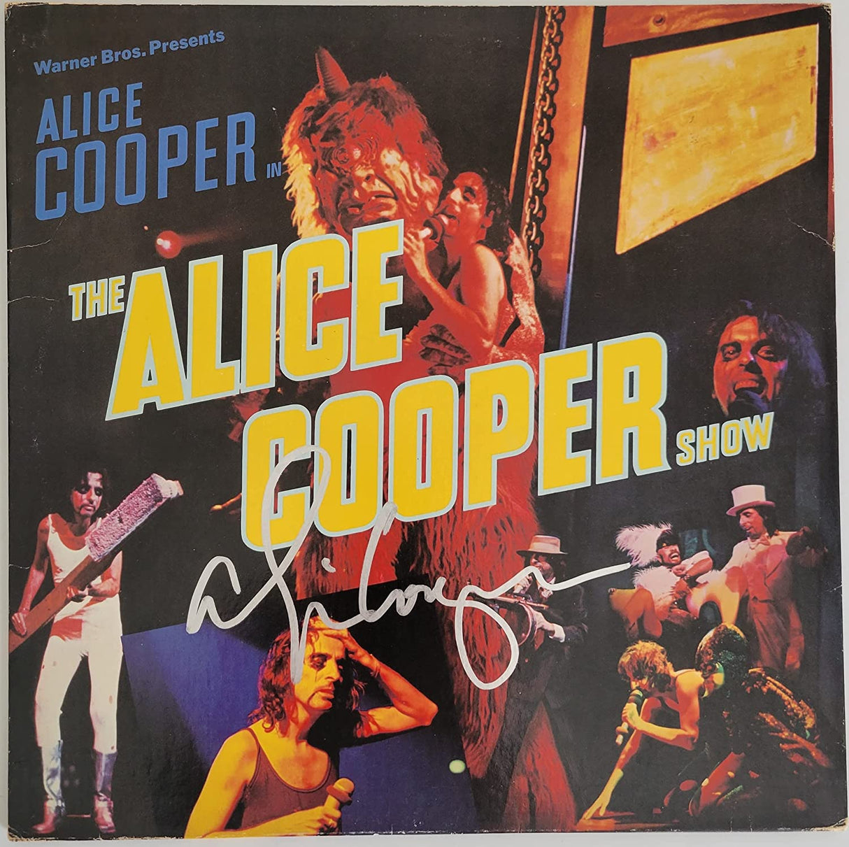 Alice Cooper signed Alice Cooper Show album COA autographed vinyl record exact proof STAR