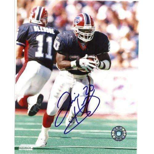 Travis Henry, Buffalo Bills, Tennessee, Signed, Autographed, 8x10 Photo, Coa, Rare Hard Photo to Find