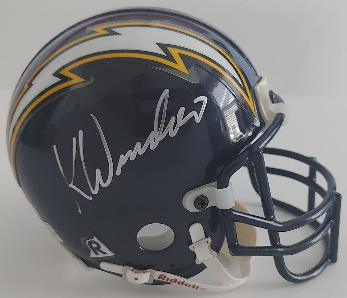 Kellen Winslow signed autographed San Diego Chargers mini football helmet Beckett COA