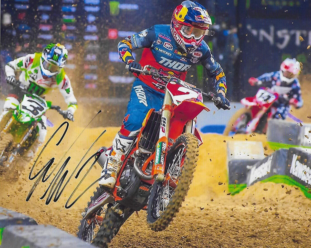 Cooper Webb, Supercross, Motocross, signed, autographed, 8x10 photo. COA with proof photo