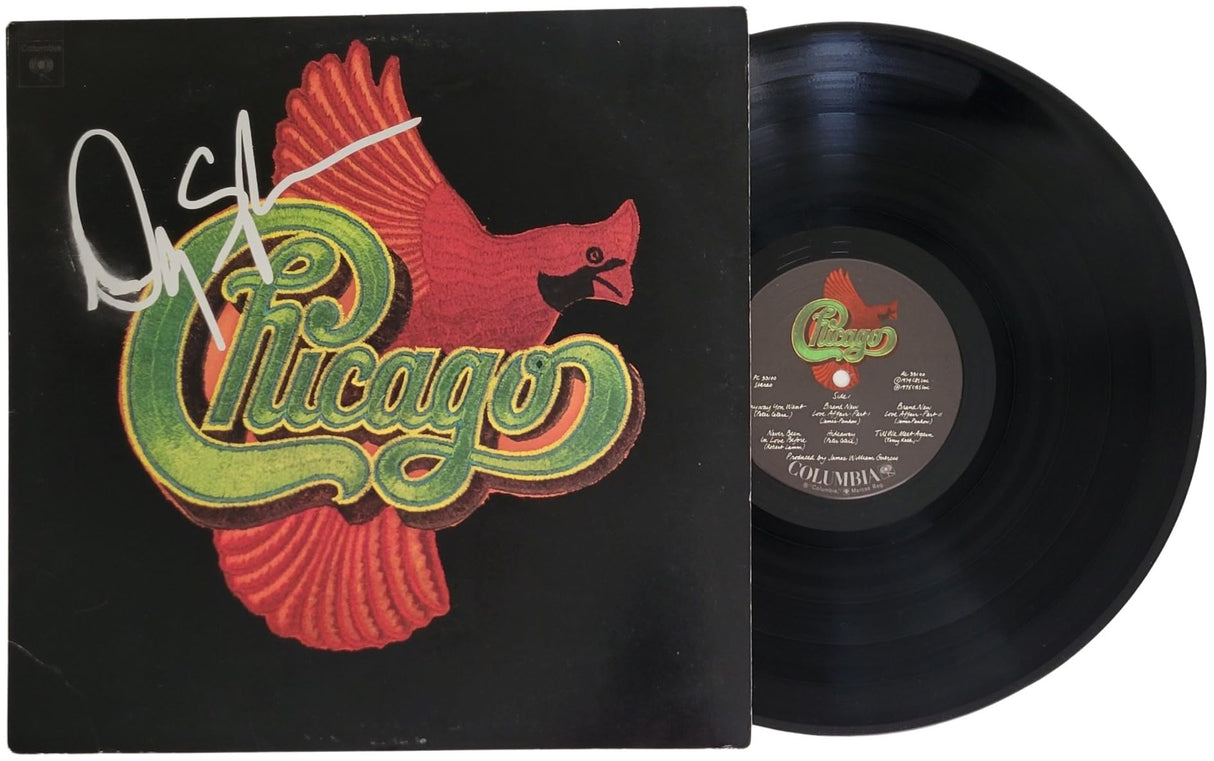 Danny Seraphine Signed Chicago VIII Album Vinyl Record COA Proof Autographed