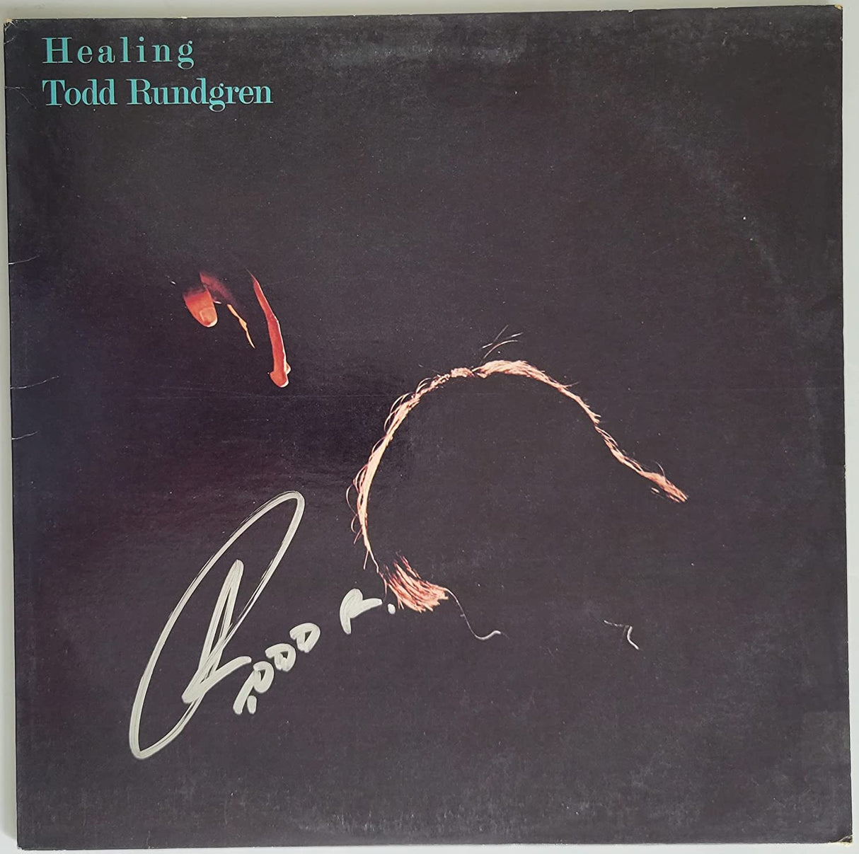 Todd Rundgren signed Healing album, vinyl record COA exact proof autographed STAR