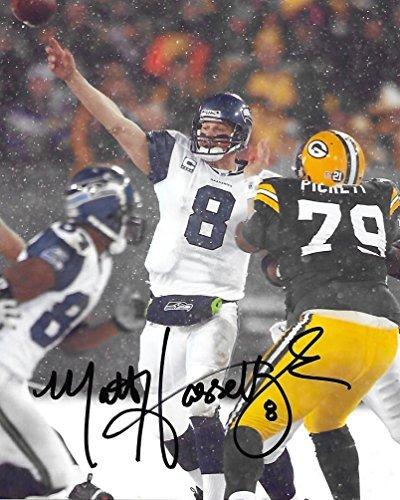 Matt Hasselbeck Seattle Seahawks, Signed, Autographed, Football 8X10 Photo, a COA with the Proof Photo of Matt Signing Will Be Included..