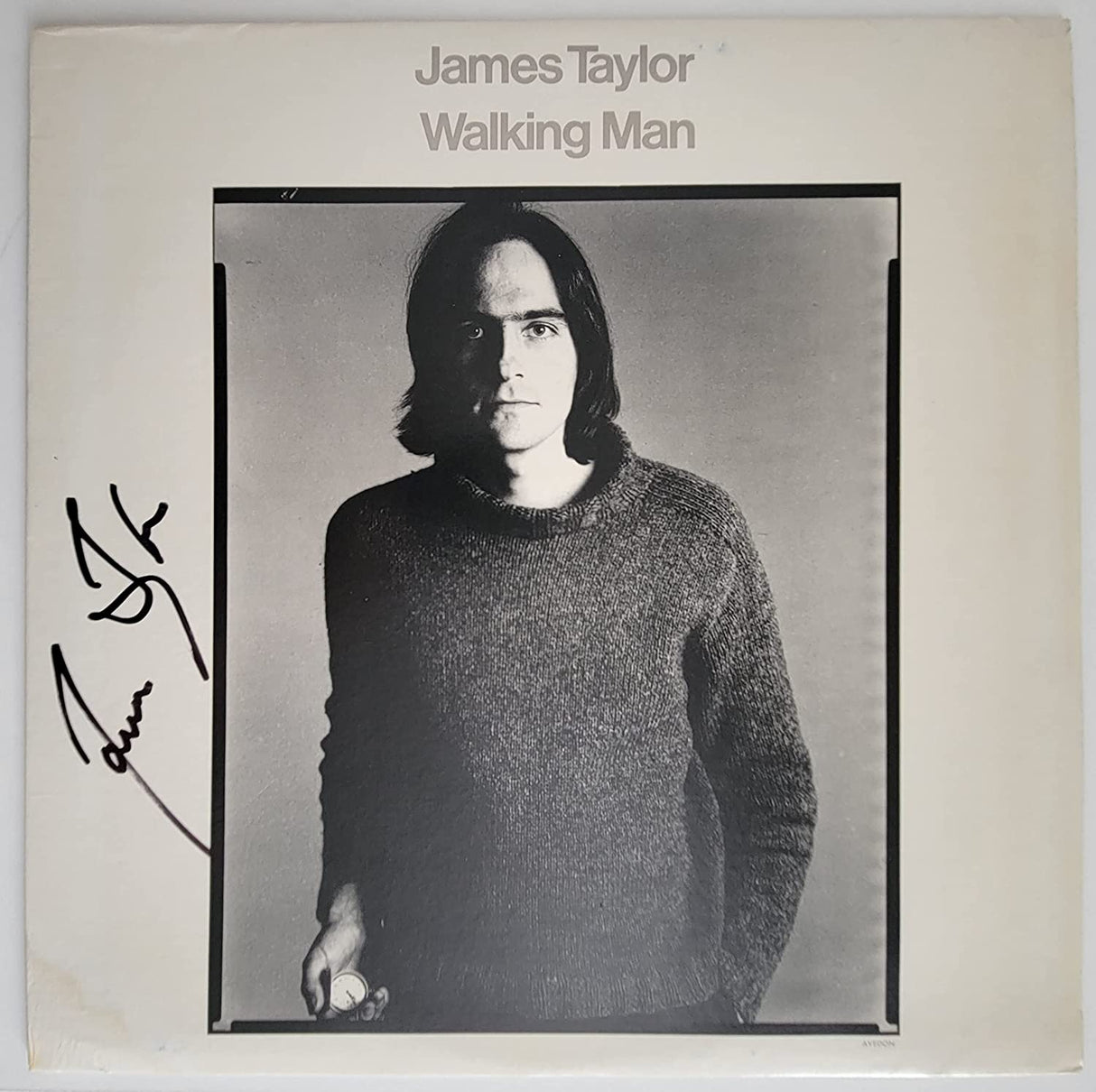 James Taylor signed autographed Walking Man album vinyl record COA exact proof STAR