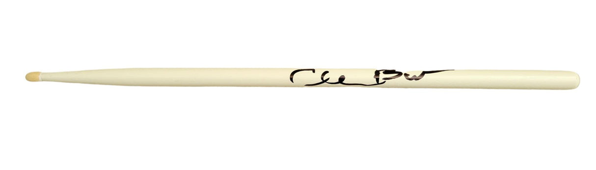 Clem Burke Blondie Drummer signed Drumstick COA exact proof autographed STAR.
