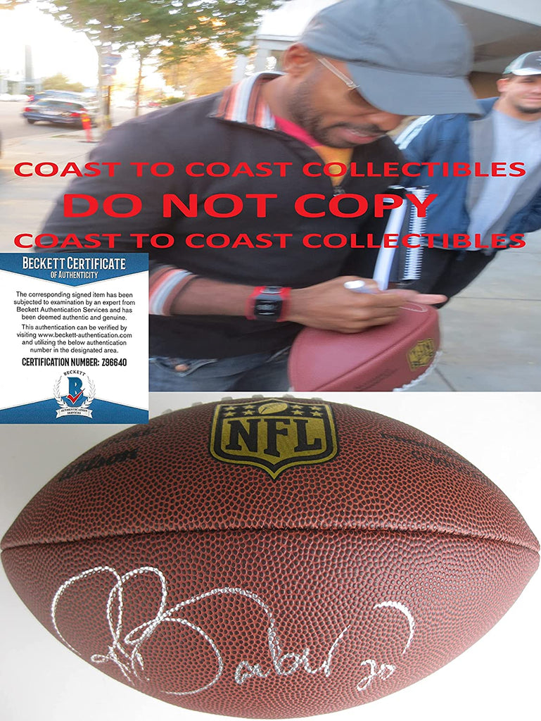 Ronde Barber Tampa Bay Buccaneers signed autographed NFL Duke football proof Beckett COA