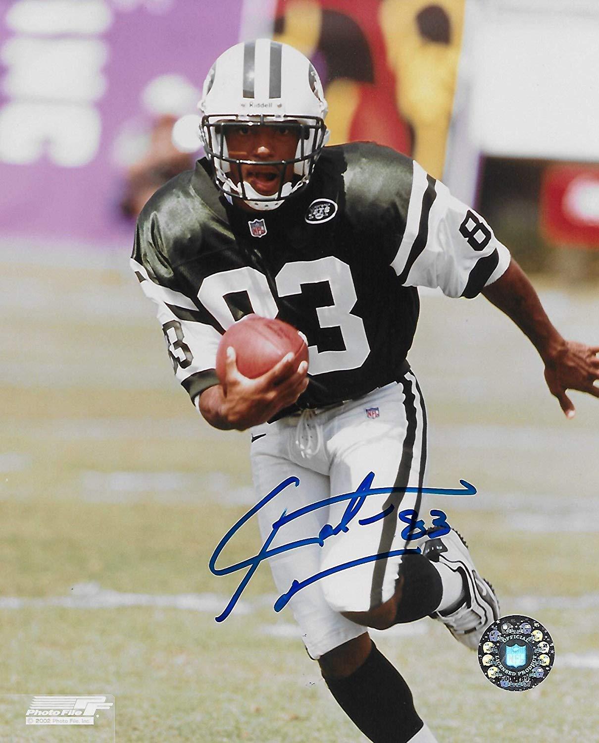 Santana Moss New York Jets signed autographed, 8x10 Photo, COA will be included,