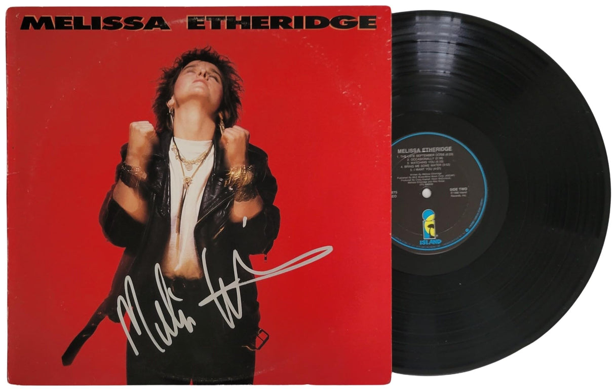 Melissa Etheridge signed Self-Titled album COA proof autographed vinyl record Star