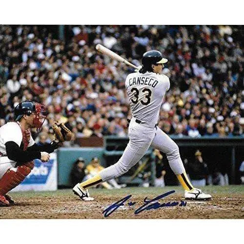 Jose Canseco, Oakland A's, Signed, Autographed, 8X10 Photo, a COA With The Proof Photo of Jose Signing Will Be Included