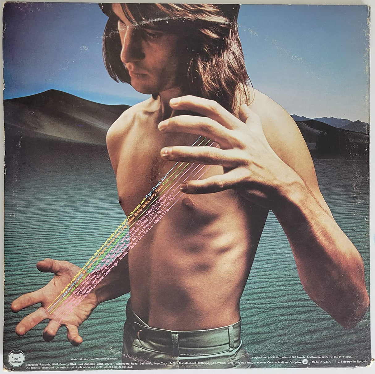 Todd Rundgren signed Back to the Bars album vinyl COA exact proof autographed STAR