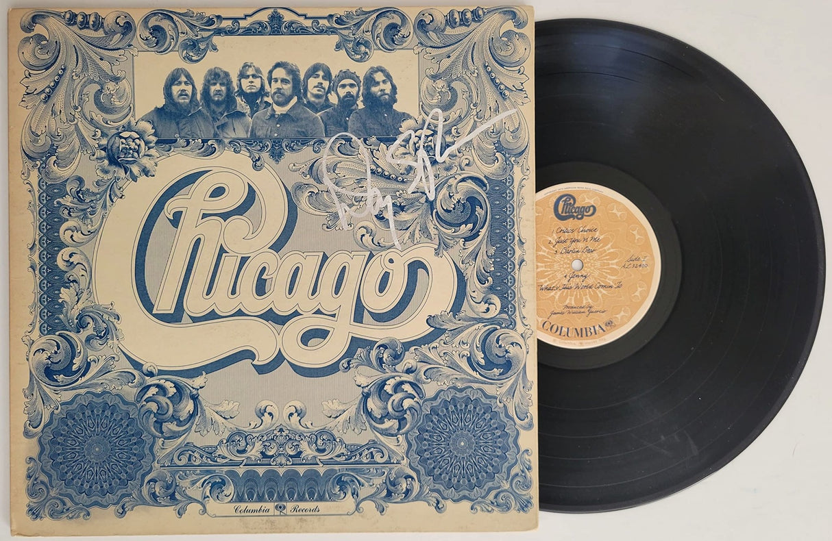 Danny Seraphine signed Chicago VI album vinyl record COA exact proof autographed STAR