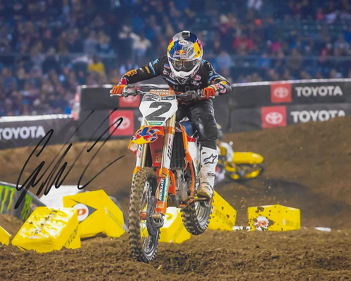 Cooper Webb, Supercross, Motocross, signed, autographed, 8x10 photo. COA with proof photo
