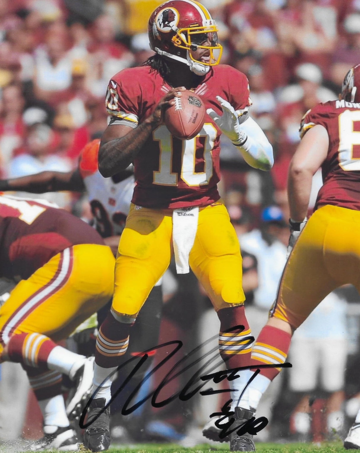 Robert Griffin III RG3 Signed Washington Football 8x10 Photo COA Proof Autographed.