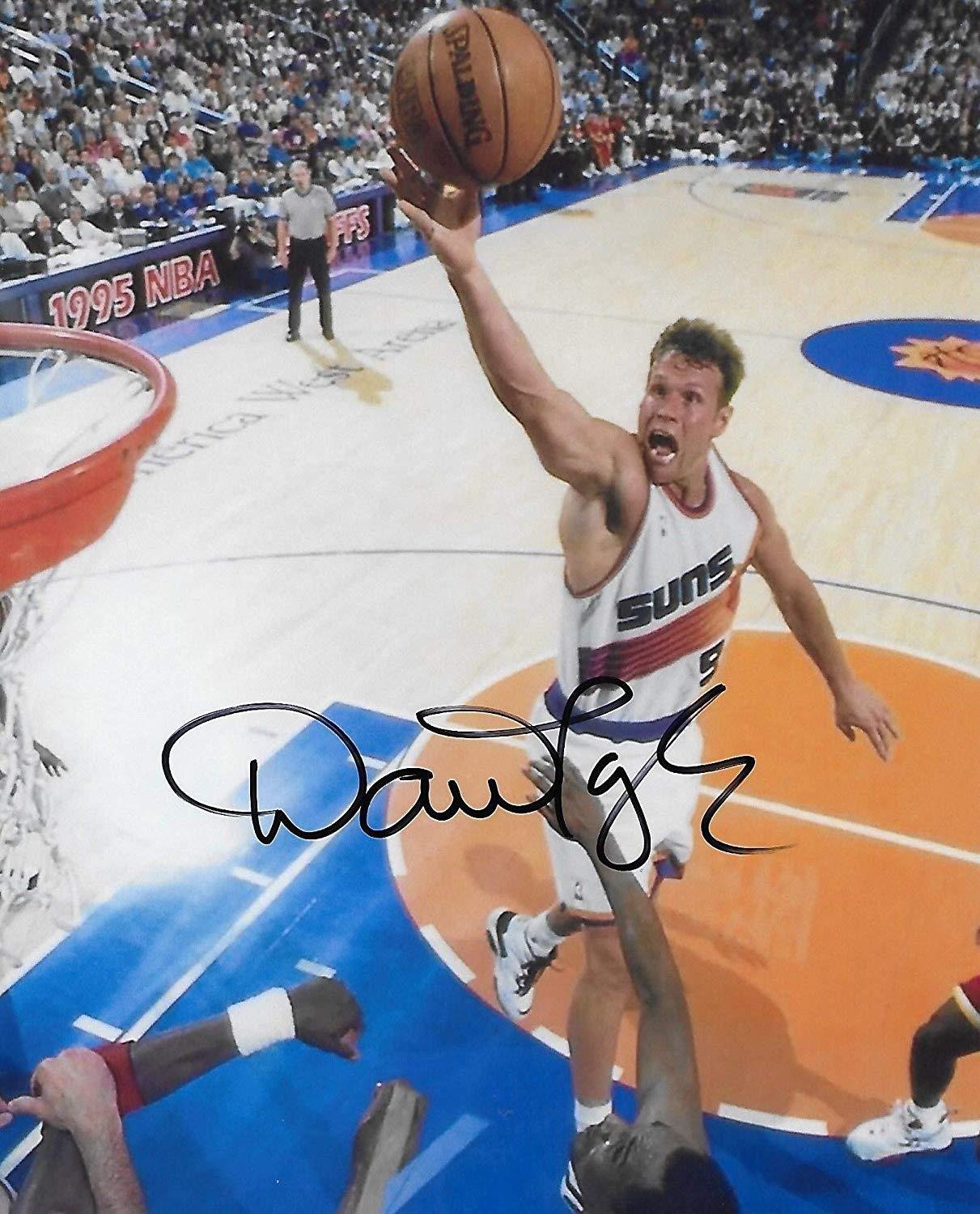 Dan Majerle Phoenix Suns signed, autographed Basketball 8x10 photo, proof COA.