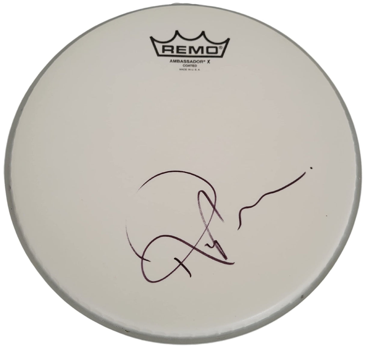 Roger Taylor Duran Duran drummer signed 8'' Drumhead COA exact proof.autographed STAR